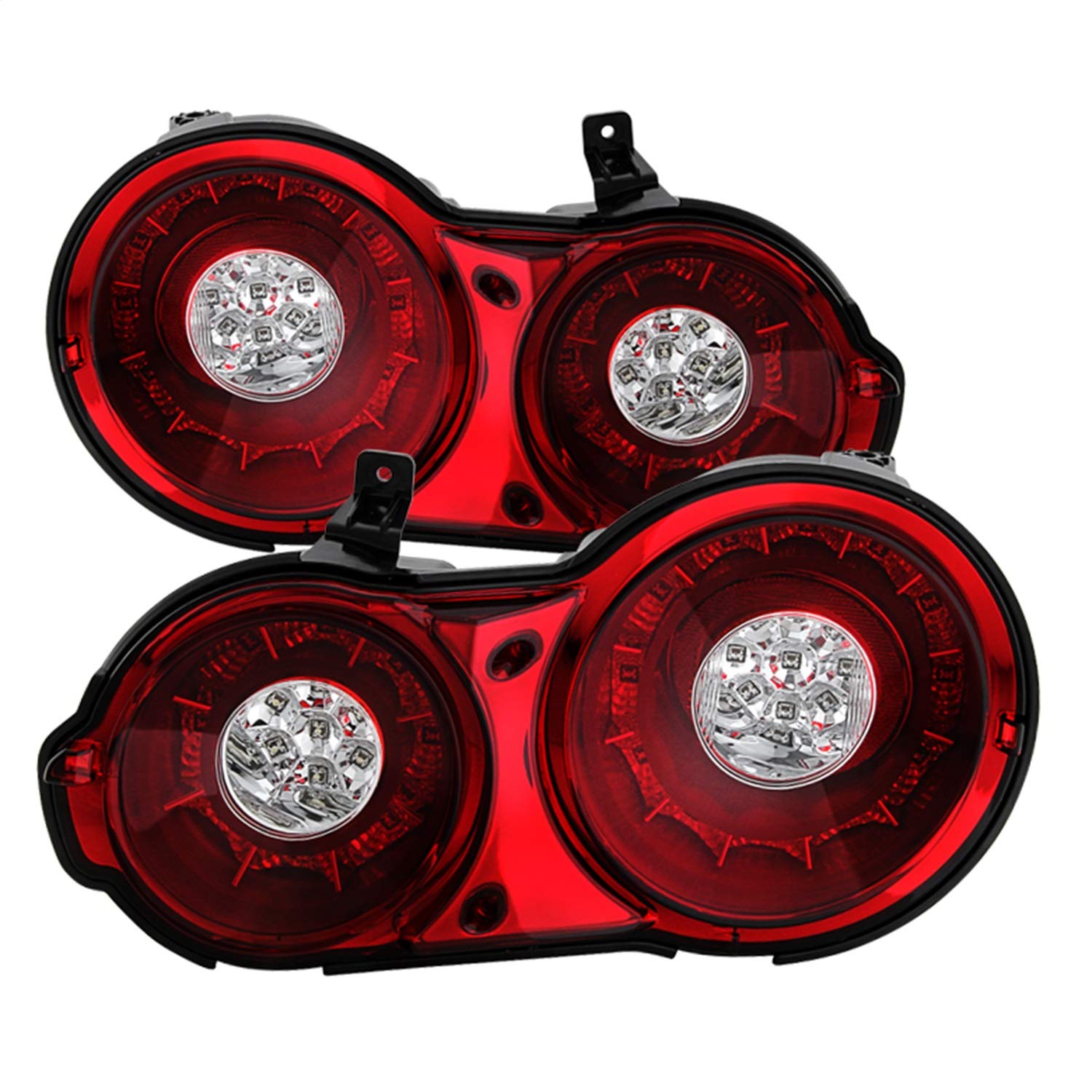 Nissan GTR 09-15 Spyder 5082008 LED Tail Lights - Red Clear