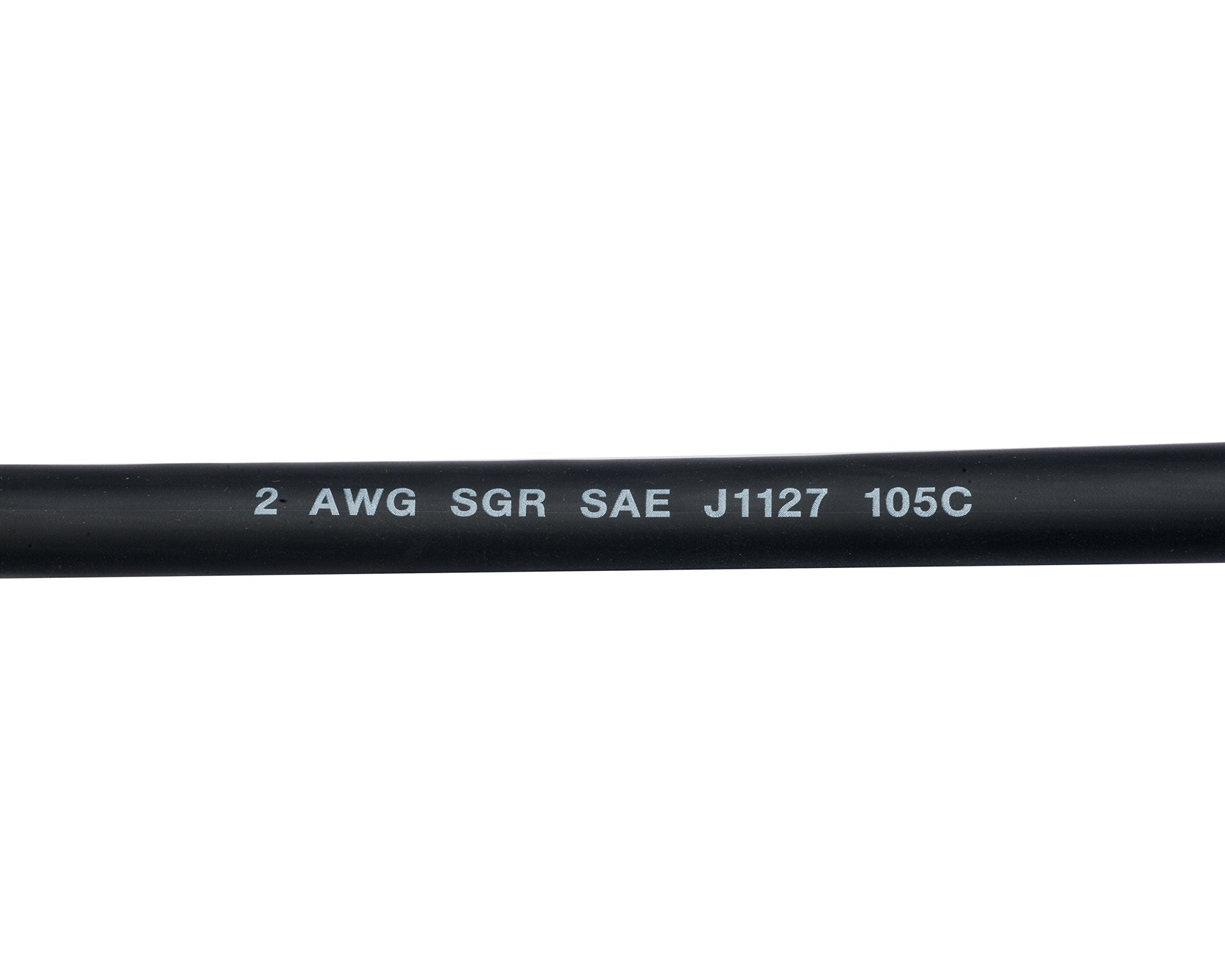 Battery Cable Sierra International With Terminals - 4' Black, 2 Gauge
