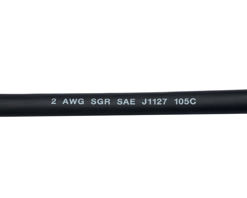 Battery Cable Sierra International With Terminals - 6' Black, 2 Gauge