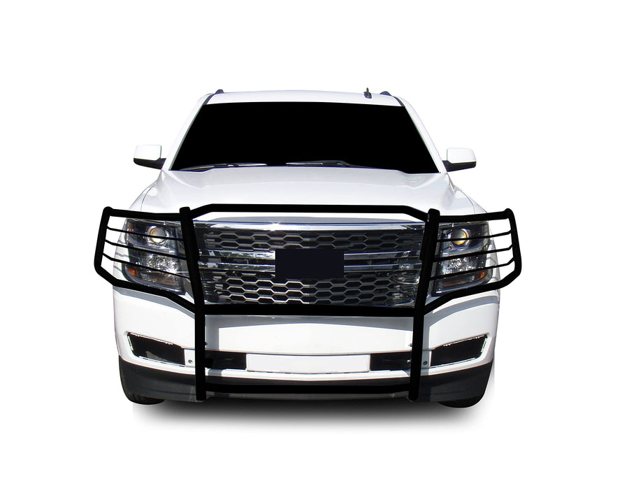 Bumper Guard Modular Black Black Horse Grille Compatible with 2015-2023 Chevrolet Suburban |2015-2023 Chevrolet Tahoe-17GT20MA