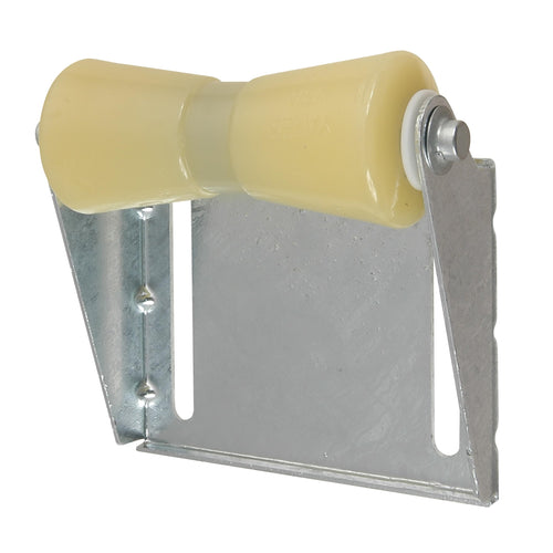 Galvanized Roller Bracket Assembly - CE Smith 10453G Durable Boat Accessories - 8"