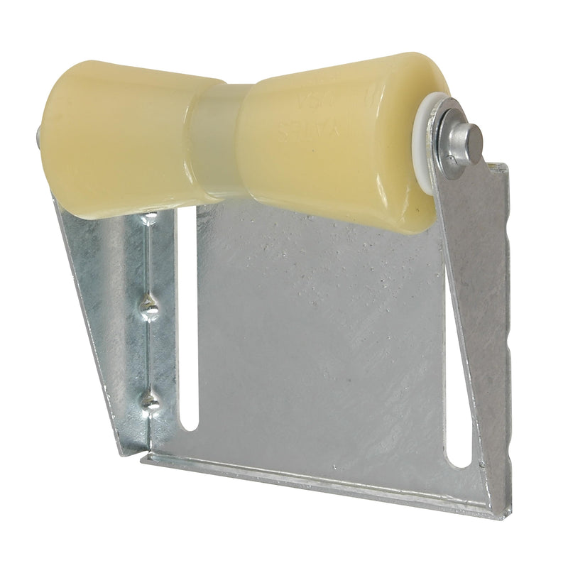 Galvanized Roller Bracket Assembly - CE Smith 10453G Durable Boat Accessories - 8"