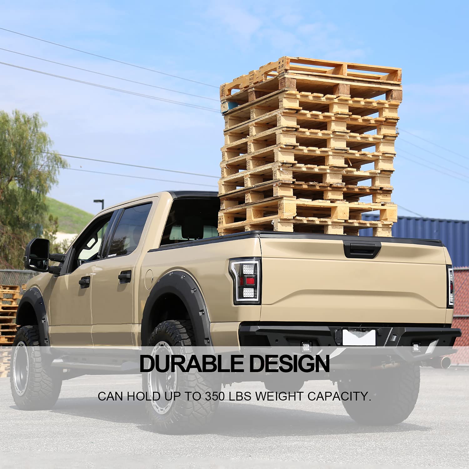2009-2021 RAM 1500 / 2010-2021 Dodge RAM 2500 3500 5'8" Short Bed Hard Quad-Fold Tonneau Cover