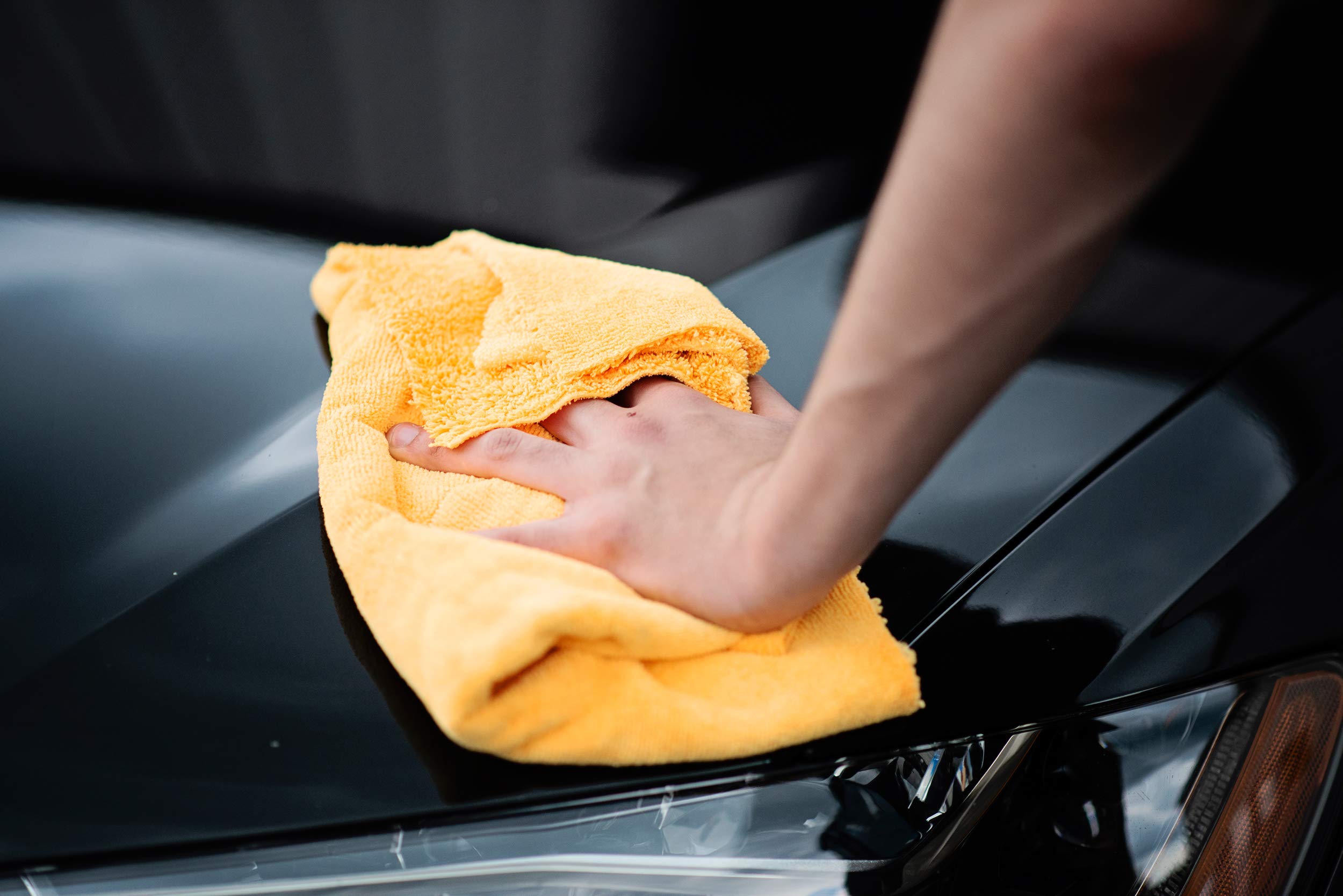16" x 24" Maxshine Universal 5-Piece Professional Edgeless Microfiber Towel Set – 380GSM Extra Absorbent & Ultra Plush – Premium Towels for Car Wash, Home Cleaning & Pet Drying