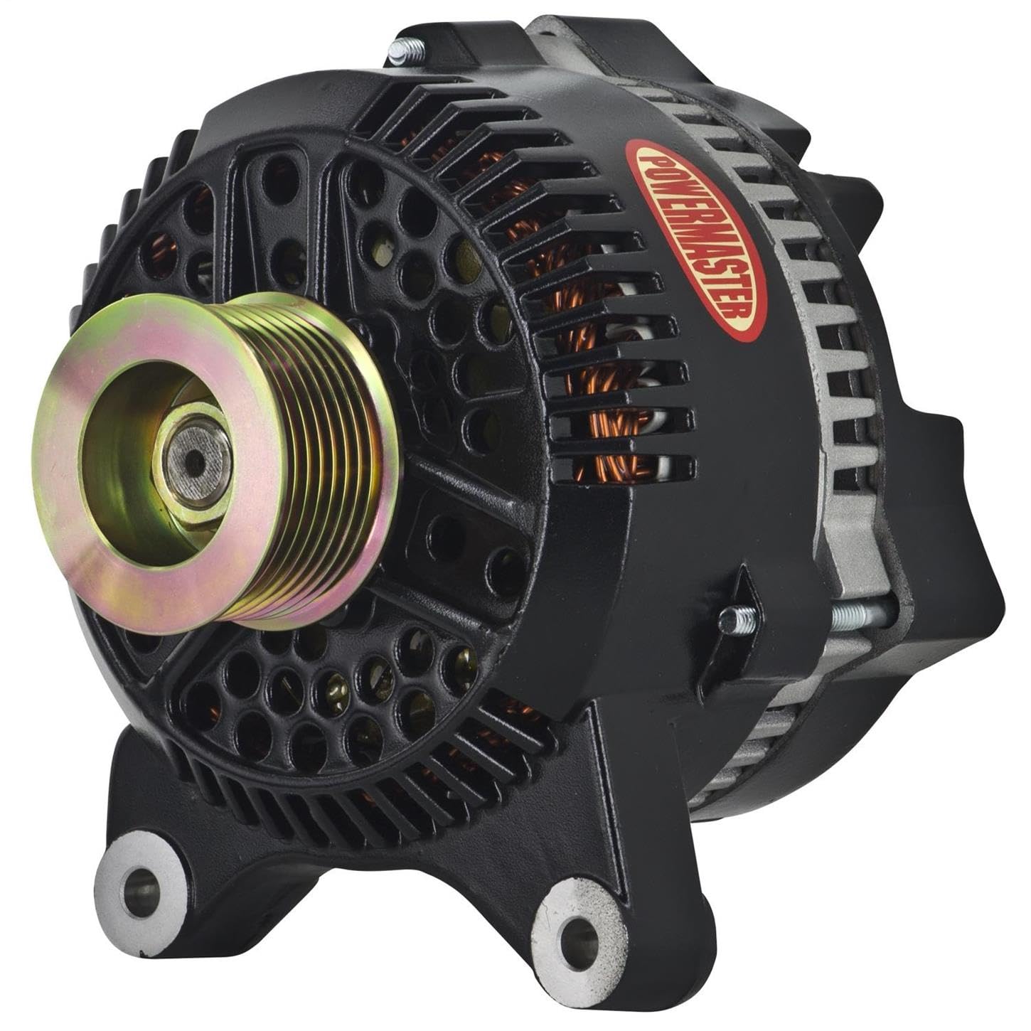 Alt Ford Powermaster 3G Black 200A 8 grv Pulley Large Frame V MTG OE Only VR