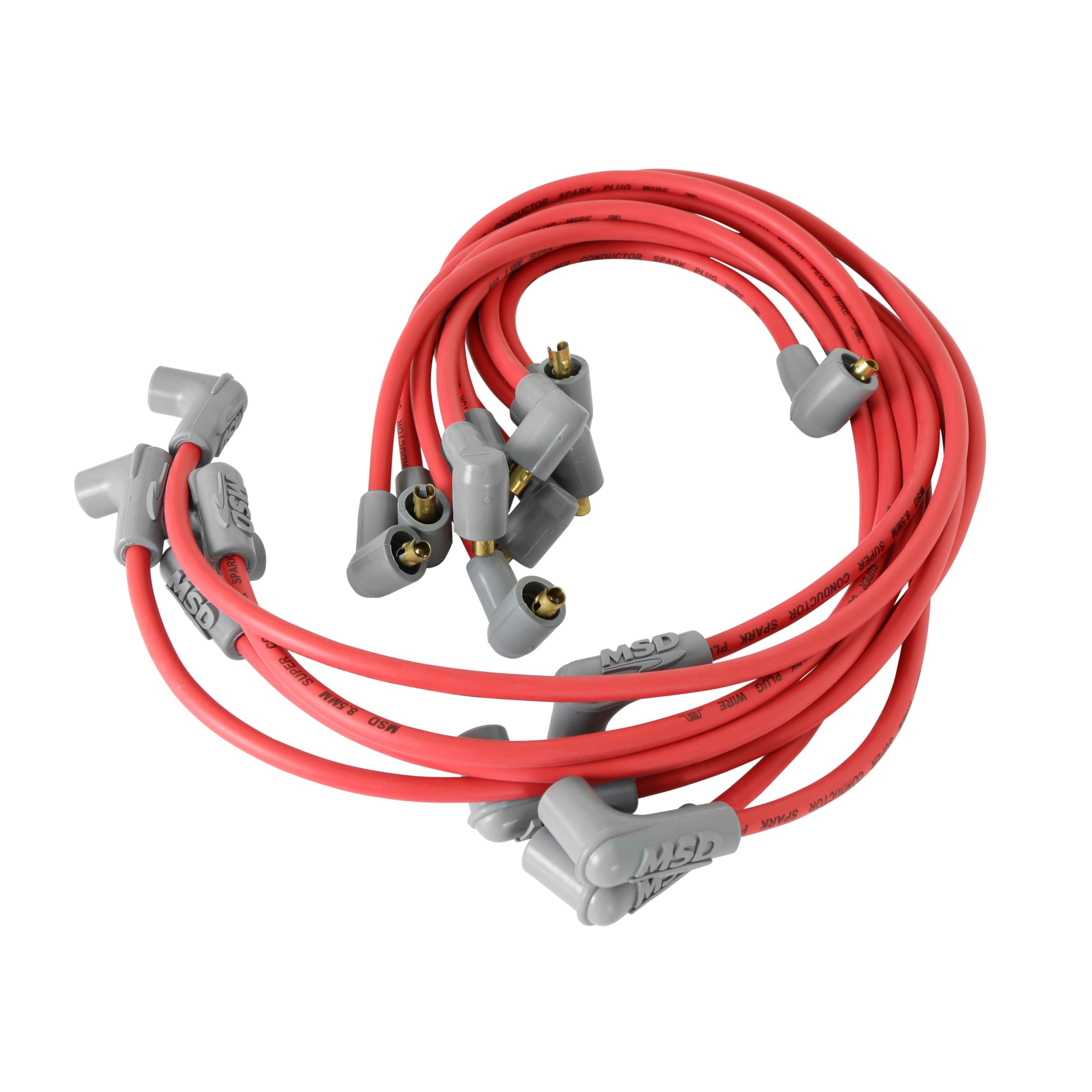 Super Conductor MSD 31659 Spark Plug Wire Set, Socket Dist. Cap