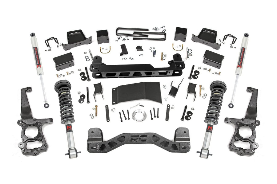 6" Rough Country Lift Kit w/M1 Struts for 2015-2020 Ford F-150 4WD - 55740