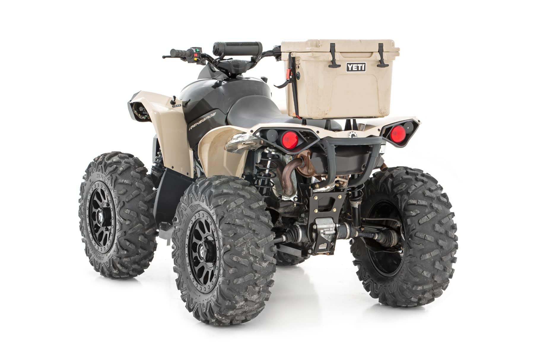 Rough Country Cooler Rear Mount for 2021 Can-Am Renegade 570-97034,Black