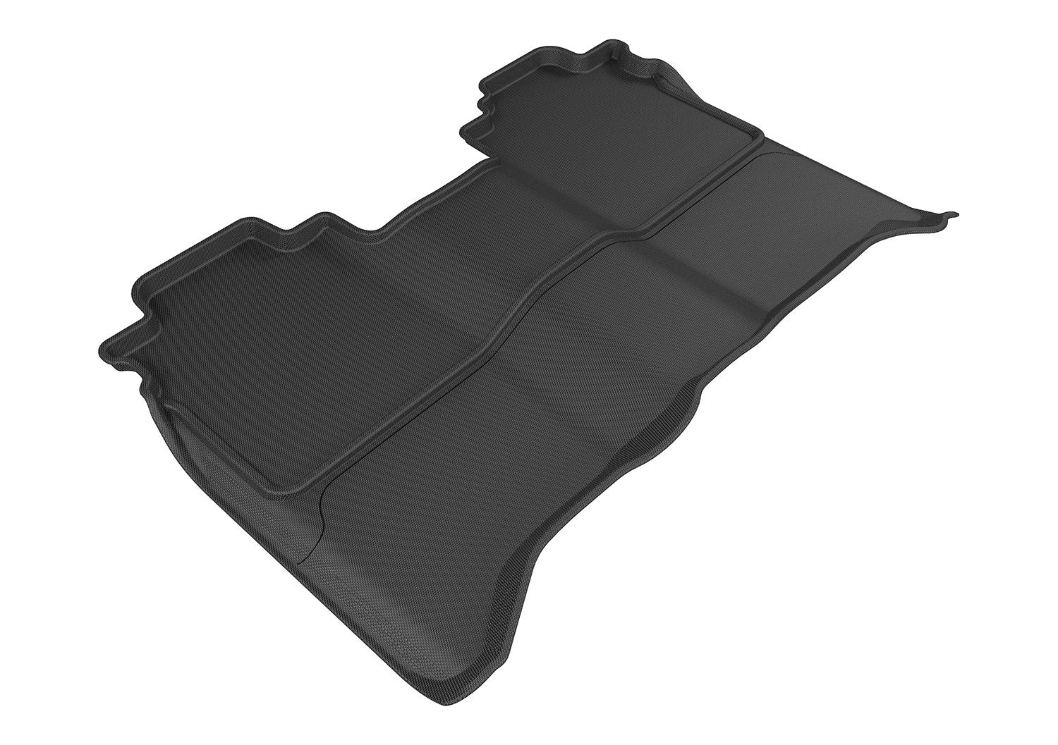 Kagu 3D MAXpider Custom Fit Floor Mat (Black) Compatible with Nissan Titan Crew CAB 2016-2023 - Second Row