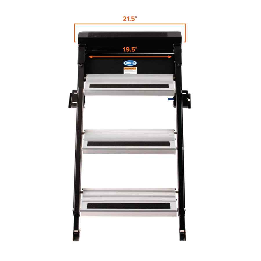 MORryde Flip Tread STP-217 RV Entry Step - 3-Step