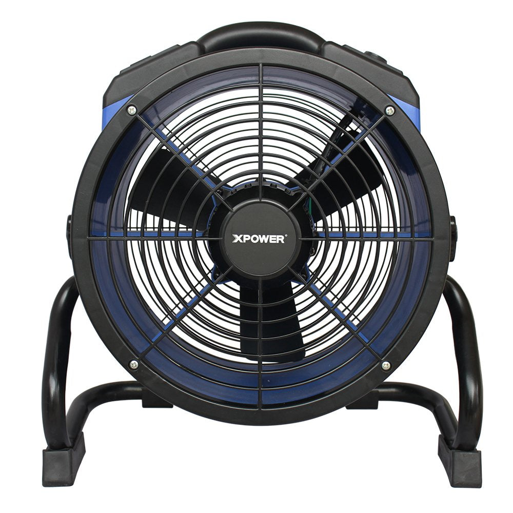 XPOWER Professional X-35AR Heat Resistant Axial Fan for Heated Environments (Does Not Produce Heat), Blue