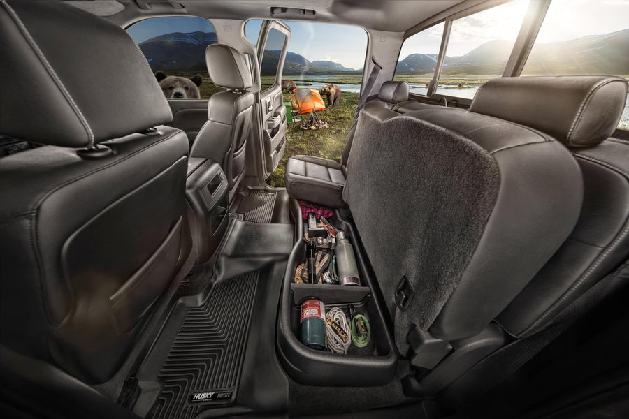 2007-2013 Silverado/Sierra 1500 Crew Cab Husky GearBox Under Seat Storage Box