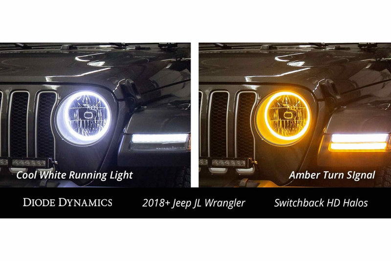 90mm Halo Lights LED Red Pair Diode Dynamics