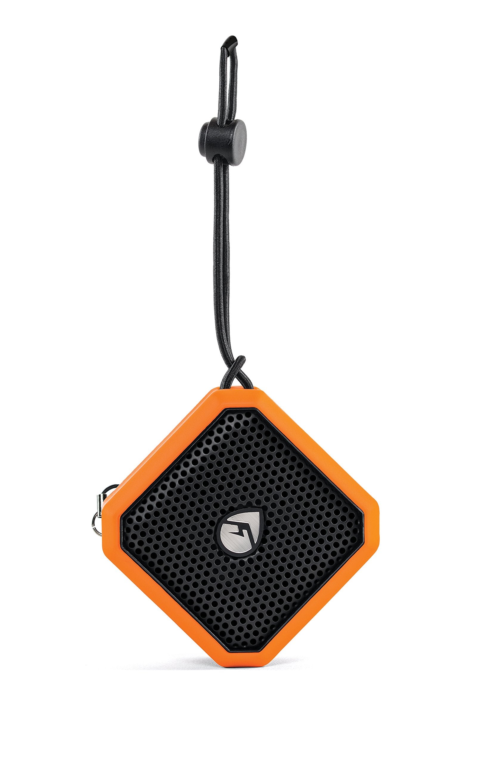 EcoPebble Lite ECOXGEAR GDI-EXPLT500 Waterproof Floating Portable Bluetooth Wireless 5-Watt Mini Smart Speaker (Orange)