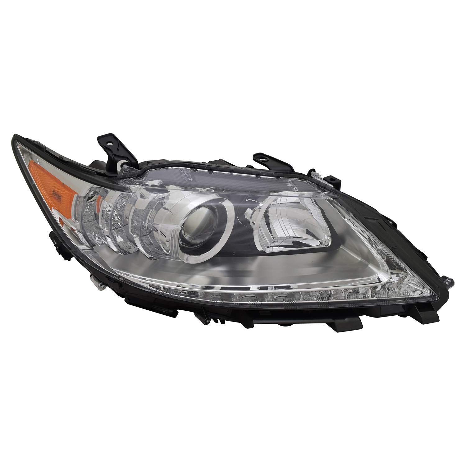 Right TYC Headlight Assembly Compatible with 2013-2015 Lexus ES350