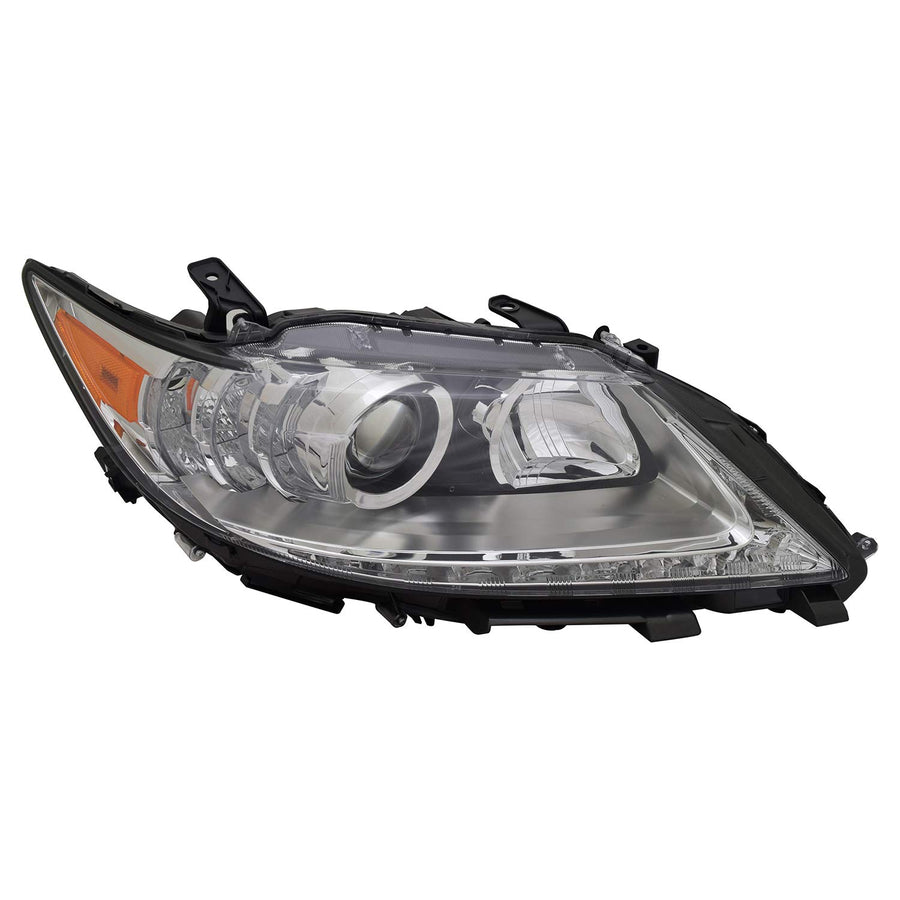 Right TYC Headlight Assembly Compatible with 2013-2015 Lexus ES350