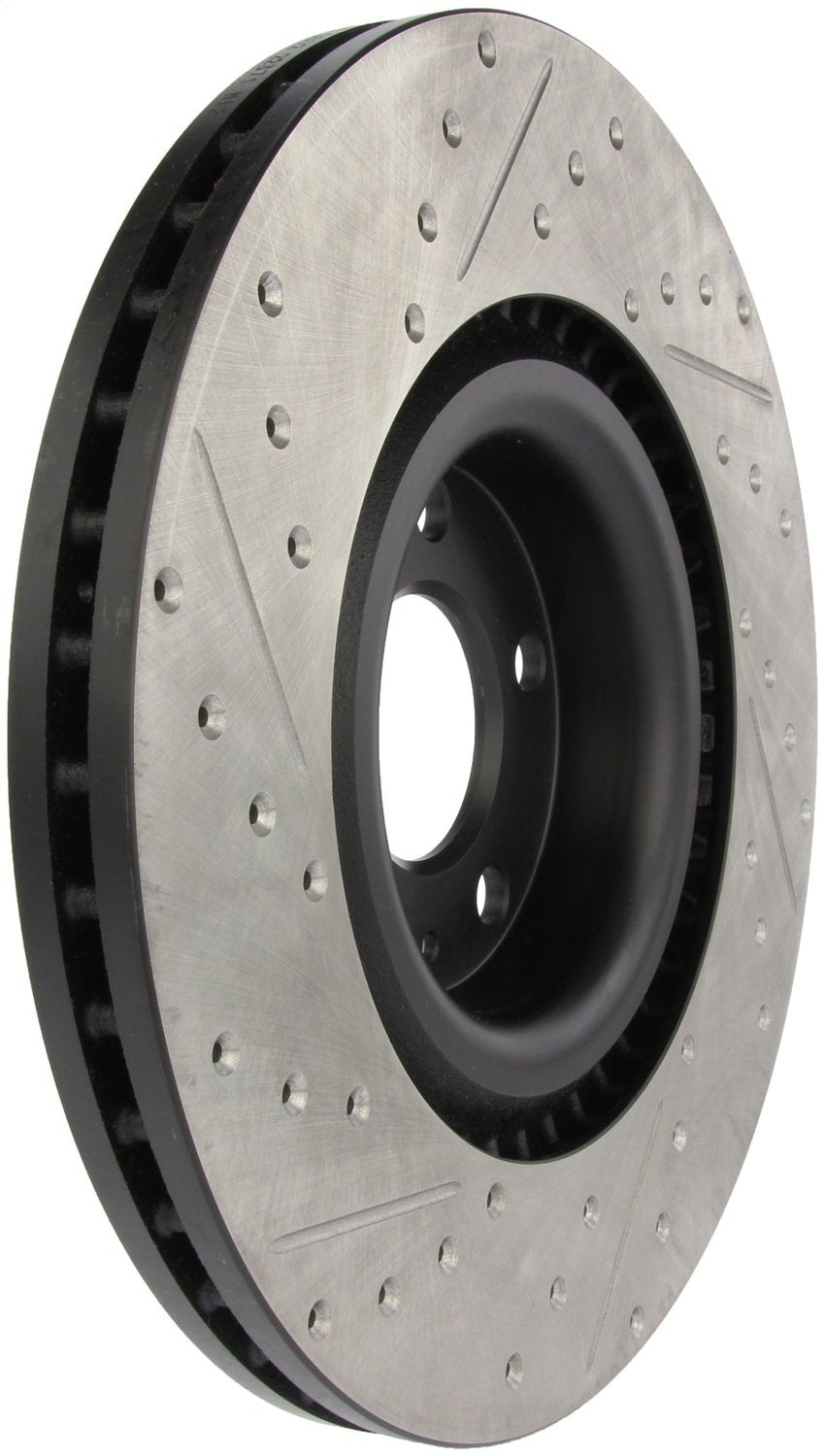 Sport Drilled/Slotted Brake Rotor StopTech 127.33087L (Front Left), 1 Pack