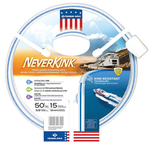 8602-50 Teknor Apex NeverKink RV/Marine Hose - 5/8" x 50'