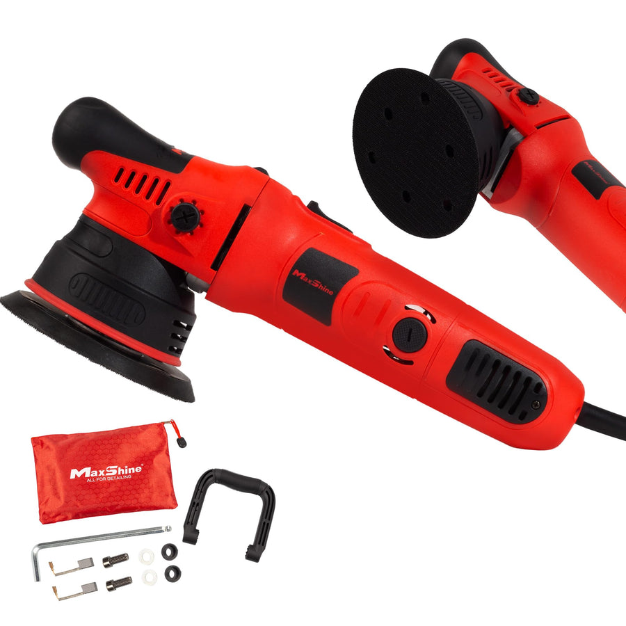 M8S V2 Maxshine Dual Action Polisher | 8mm Throw, 5” Backing Plate, 1000W Motor, 6-Speed | Thread 5/16” | Auto, Boat & Marine Detailing Tool for Paint Correction, Swirl & Scratch Removal