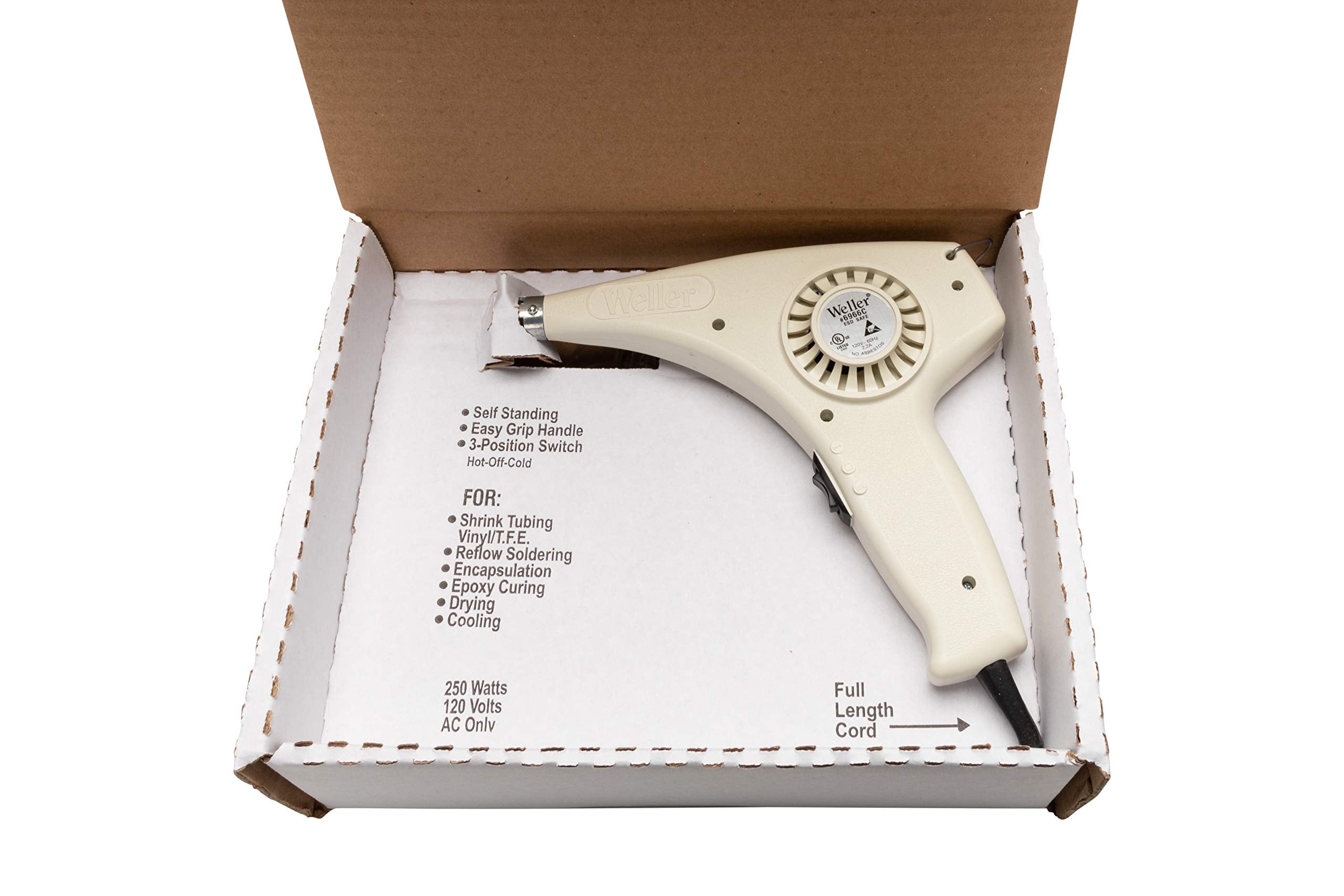Electric Industrial Heat Gun Weller 6966C 250 Watts