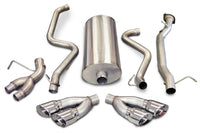 Pro Series CORSA 14897 Split Side Exit Catback Exhaust System with Twin Side Swept 4" Tips