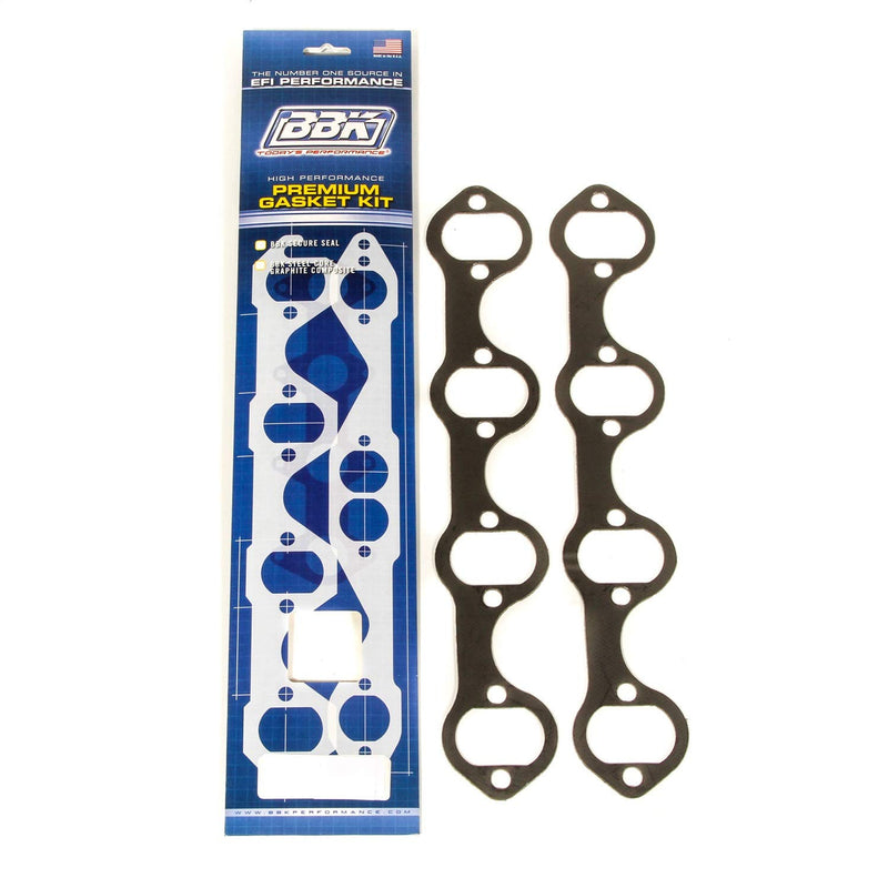 Premium BBK Exhaust Header Gasket Set for 1-3/4" Ford 302/351 Large Oval Port