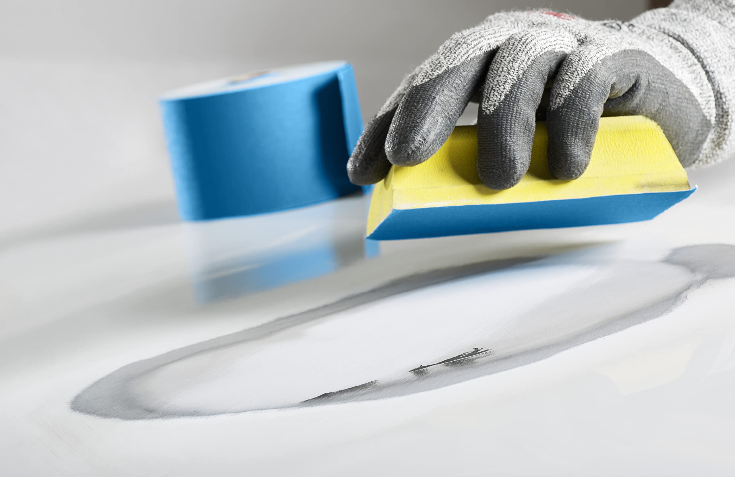 3M Blue Stikit Abrasive Sheet Roll, 36215, 40 Grit, 2-3/4 in x 10 yd, 1 Roll, Paint Preparation, Coatings Removal, for Automotive