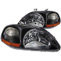 Crystal Headlight Set-Black ANZO USA 121067