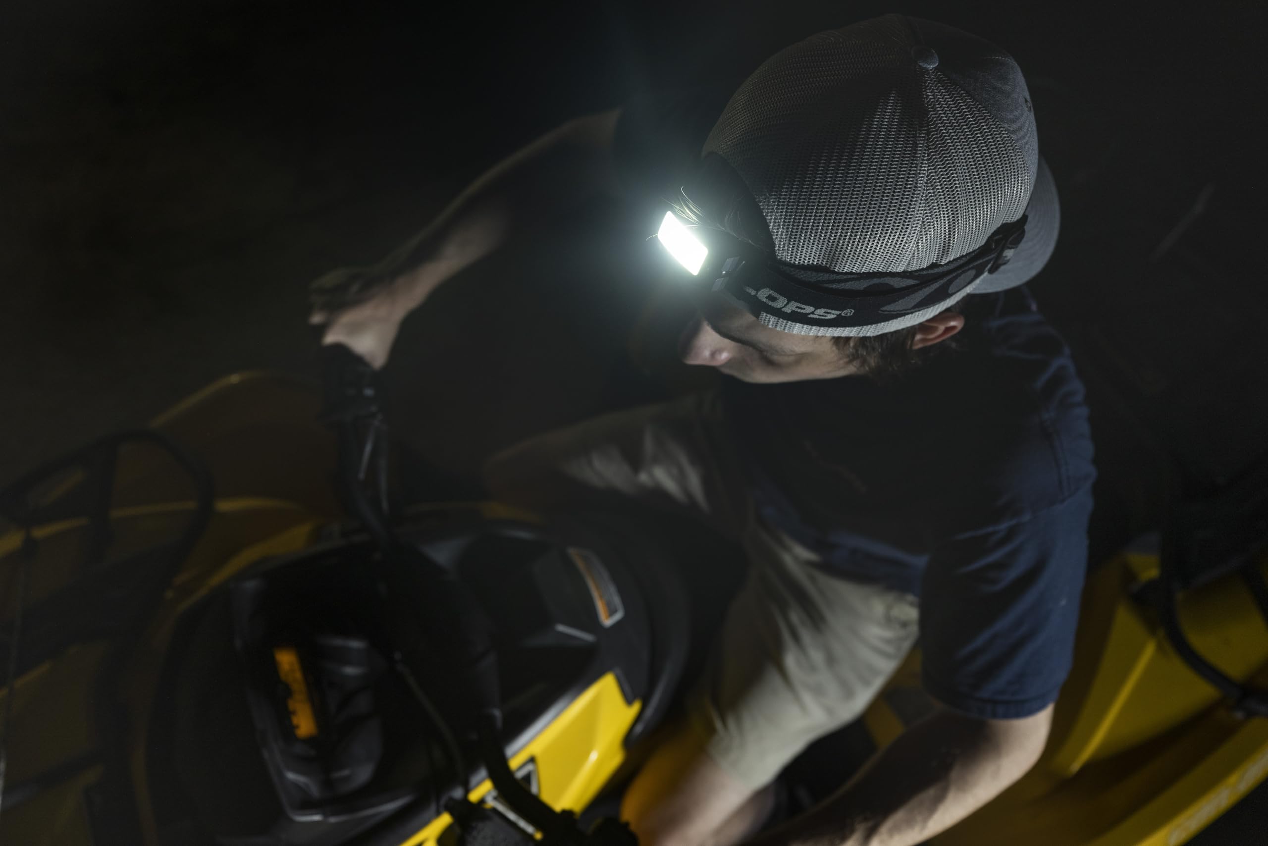 150-Lumen CYCLOPS Rechargeable Headlamp Lightweight Powerful Bright Flashlight with Sensor Function & 360-degree Swivel Base, HL150COB