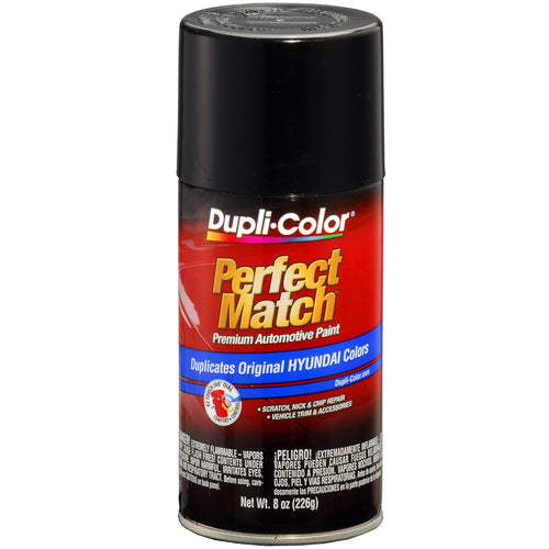 Dupli-Color EBHY18037 Automotive Paint Ebony Black for Hyundai Perfect Match - 8 oz. Aerosol