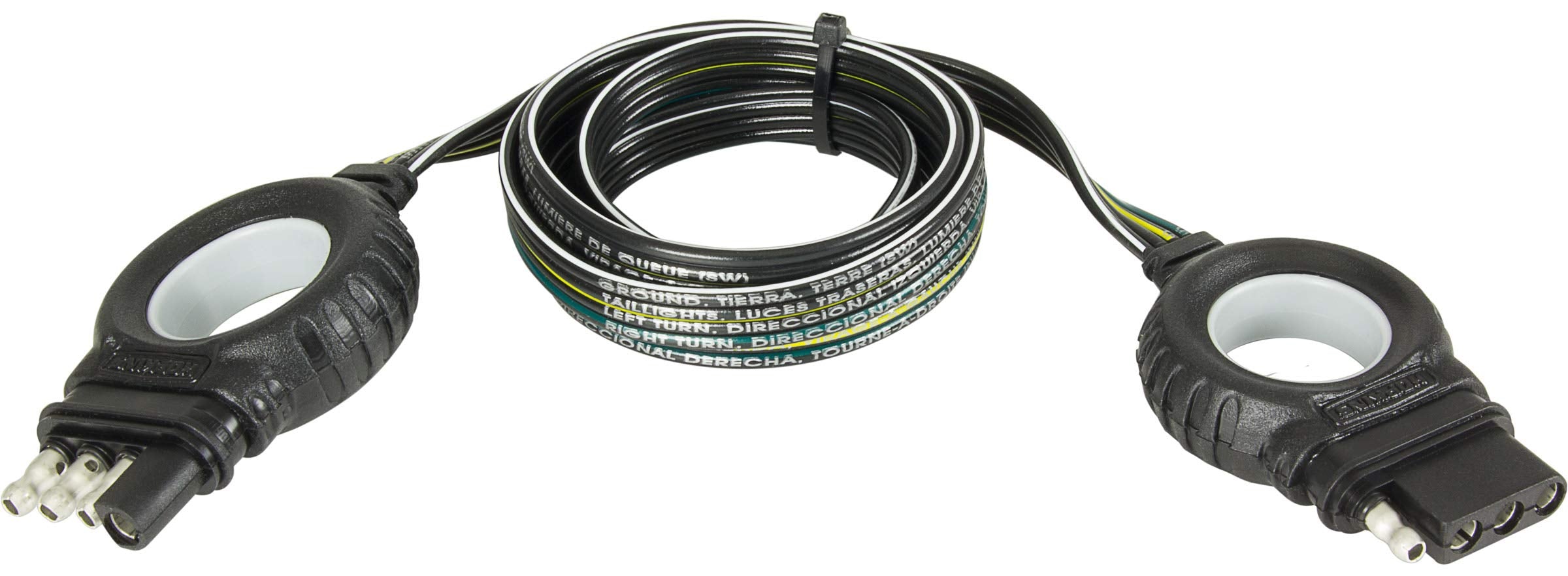 Endurance Hopkins Towing Solutions 47114 Easy-Pull 48" 4 Flat Extension Trailer Connector