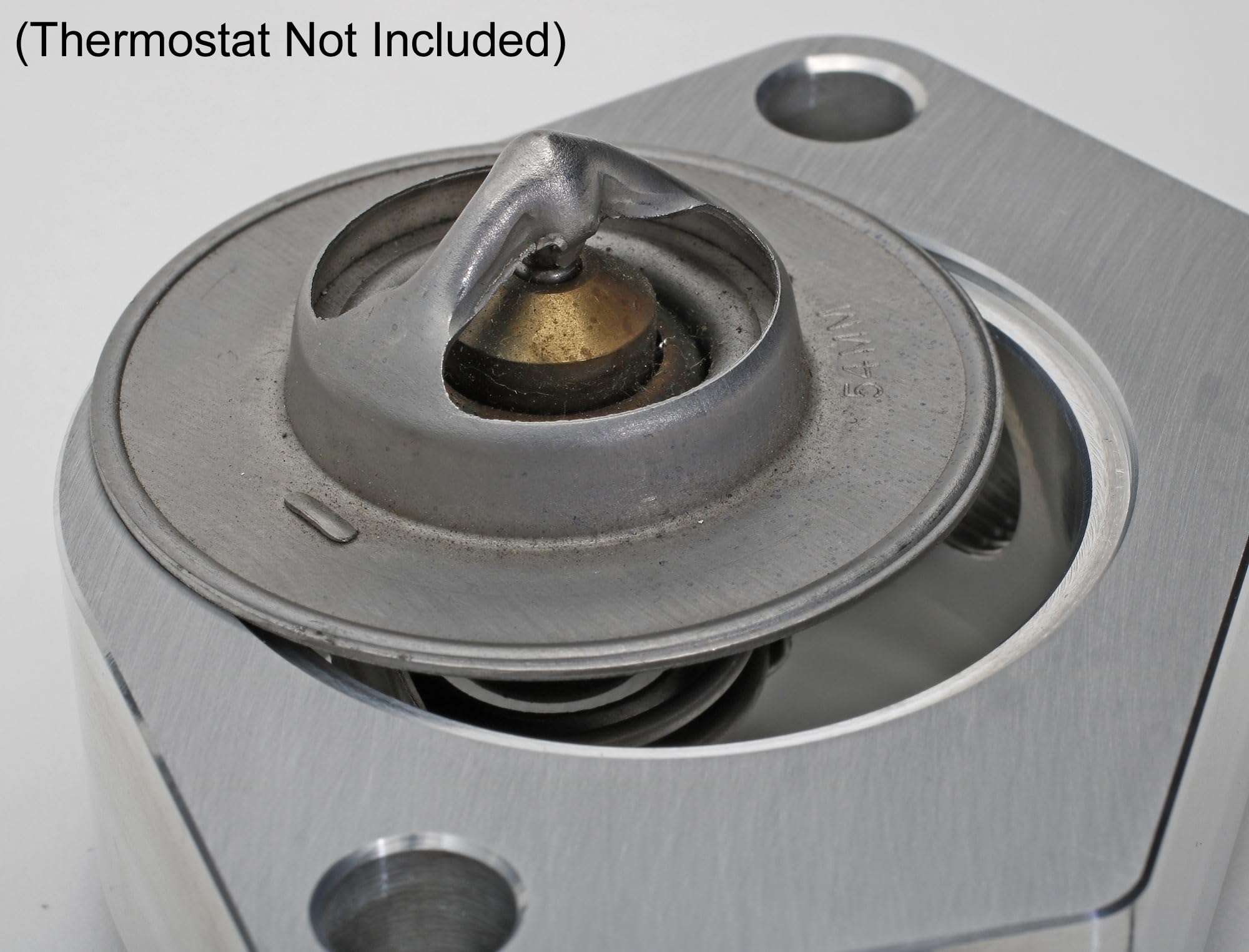 1" BILLET WATER NECK RISER - TRANS-DAPT PERFORMANCE with DUAL 3/8" NPT PORTS (6104)