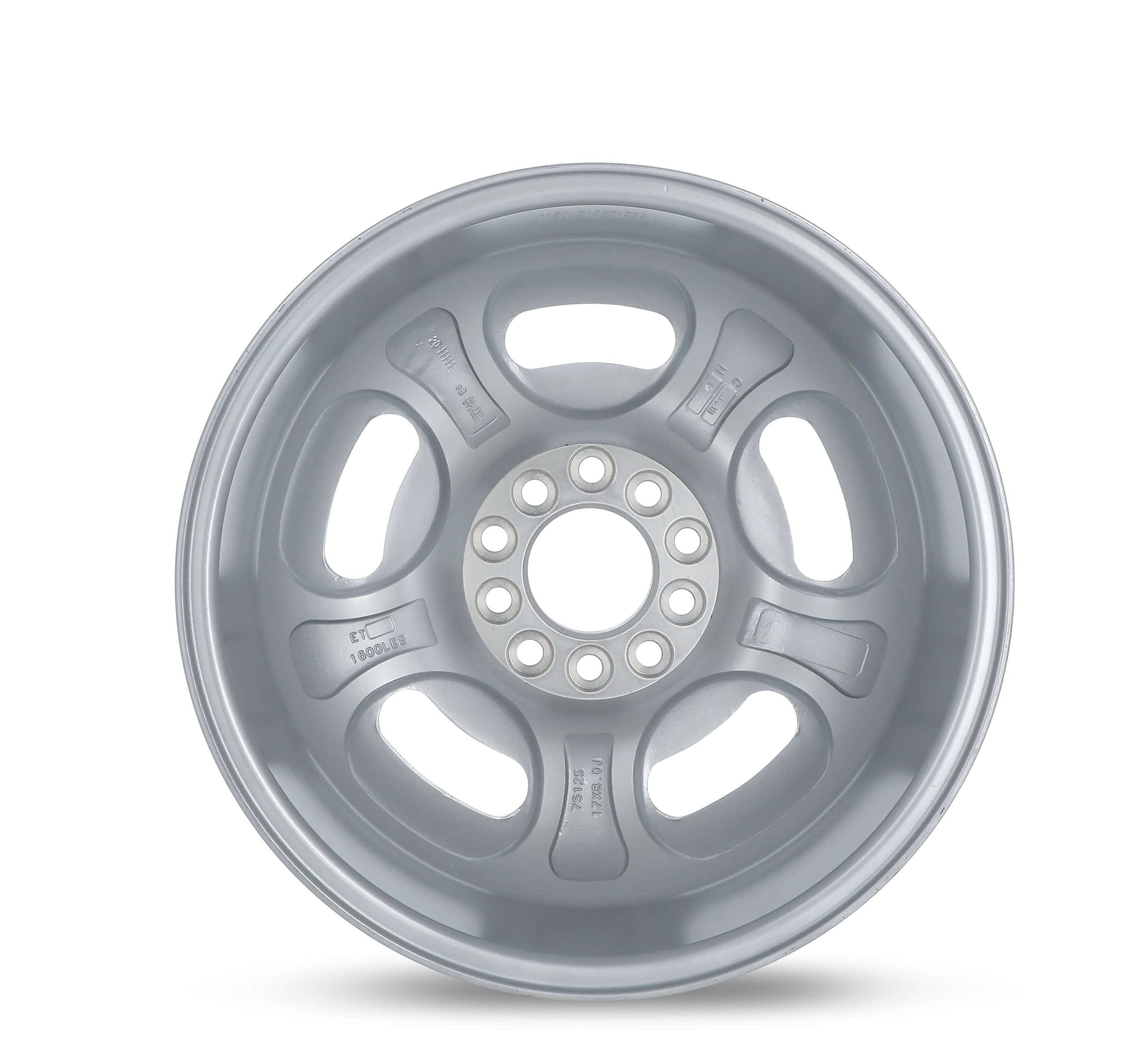 107 Series REV Wheels 107S-7800600 Rally 17x8-4.5 bs -5x4.75/5x120.65/5x5/5x127 -Gray/Machine Lip