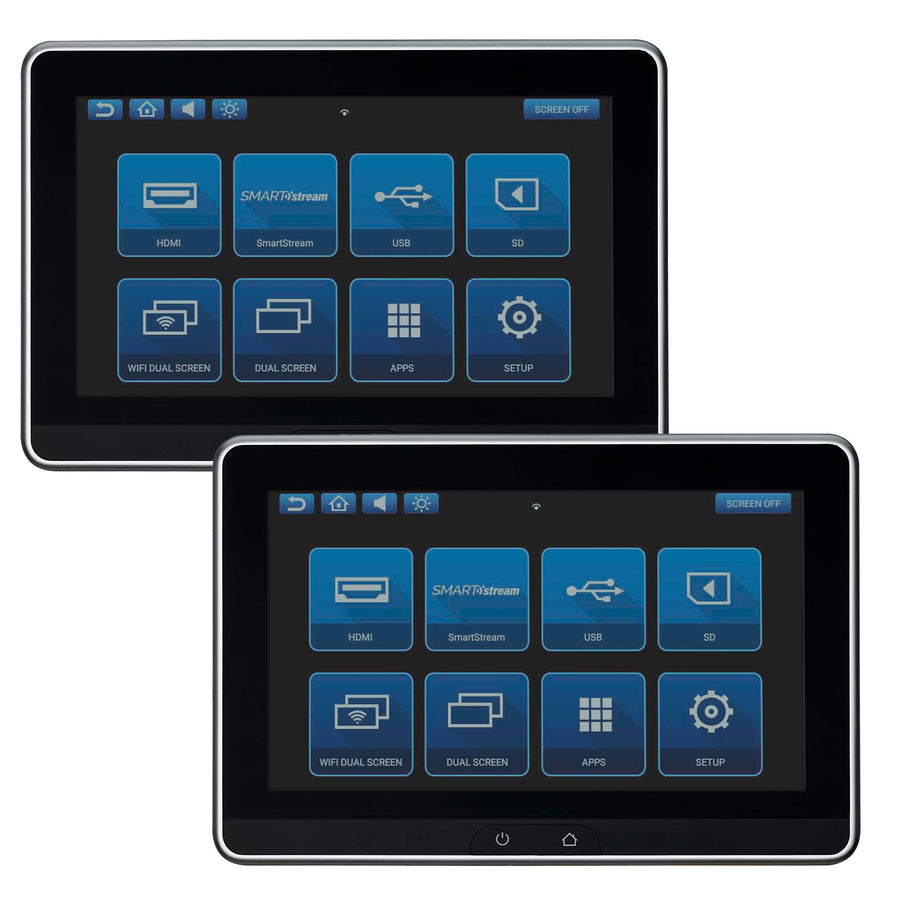 Dual Audiovox 10.1" Touchscreen Smart TV Monitor Systems (No DVD) AVXSB10MM2
