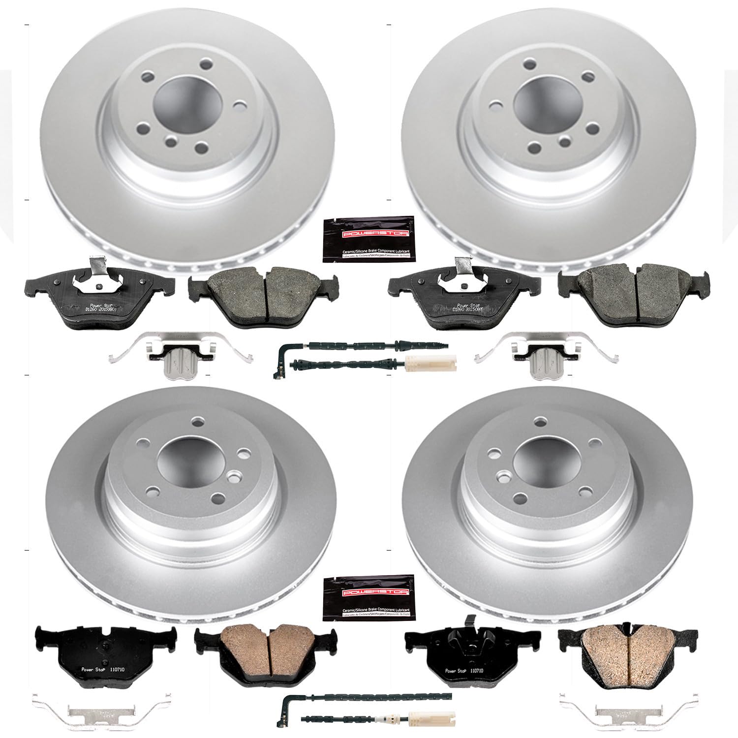 Power Stop Z23 Evolution Geomet® Coated Brake Kit Front and Rear