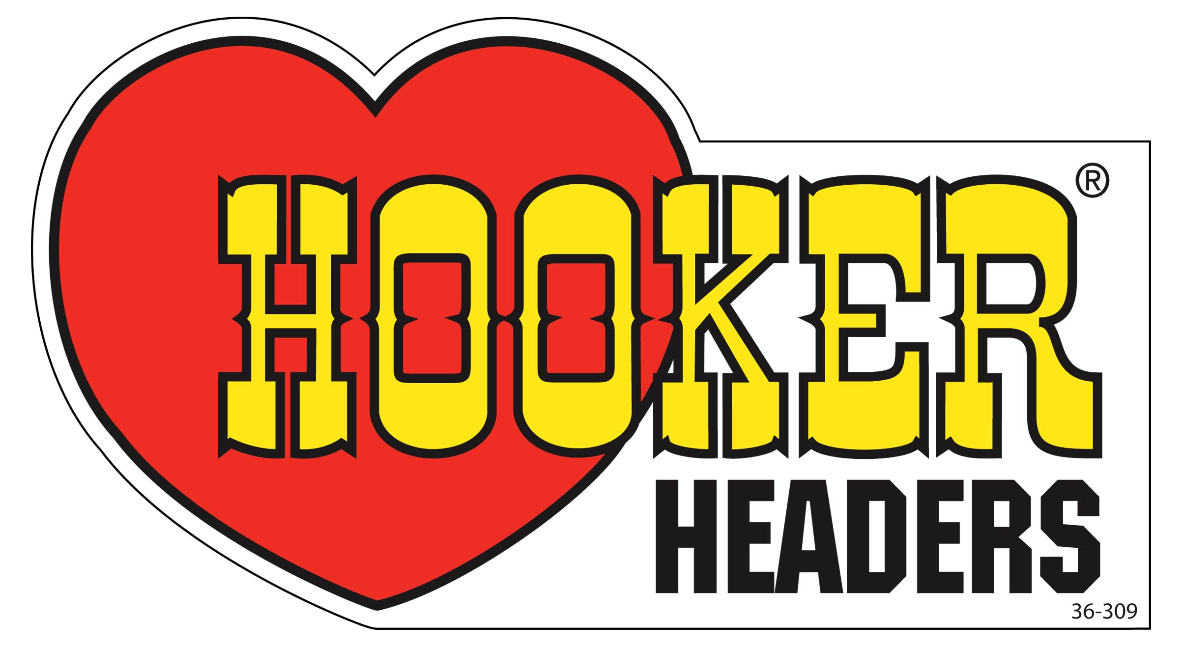 36-309 Hooker Headers Decal