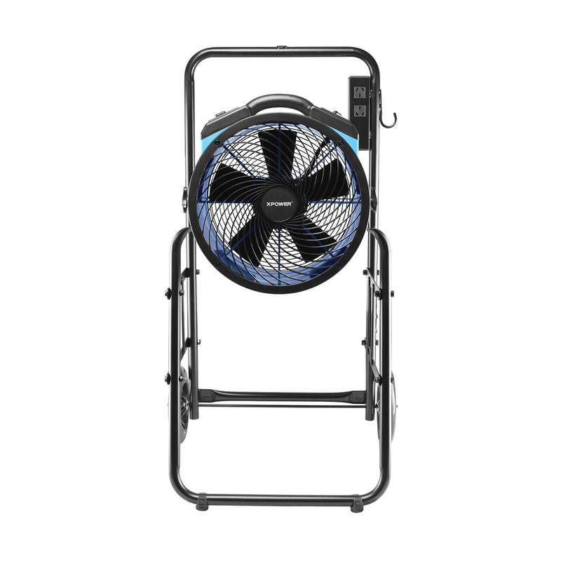 Dock Fan XPOWER FA-300K6 With Trolley and Light (Blue)