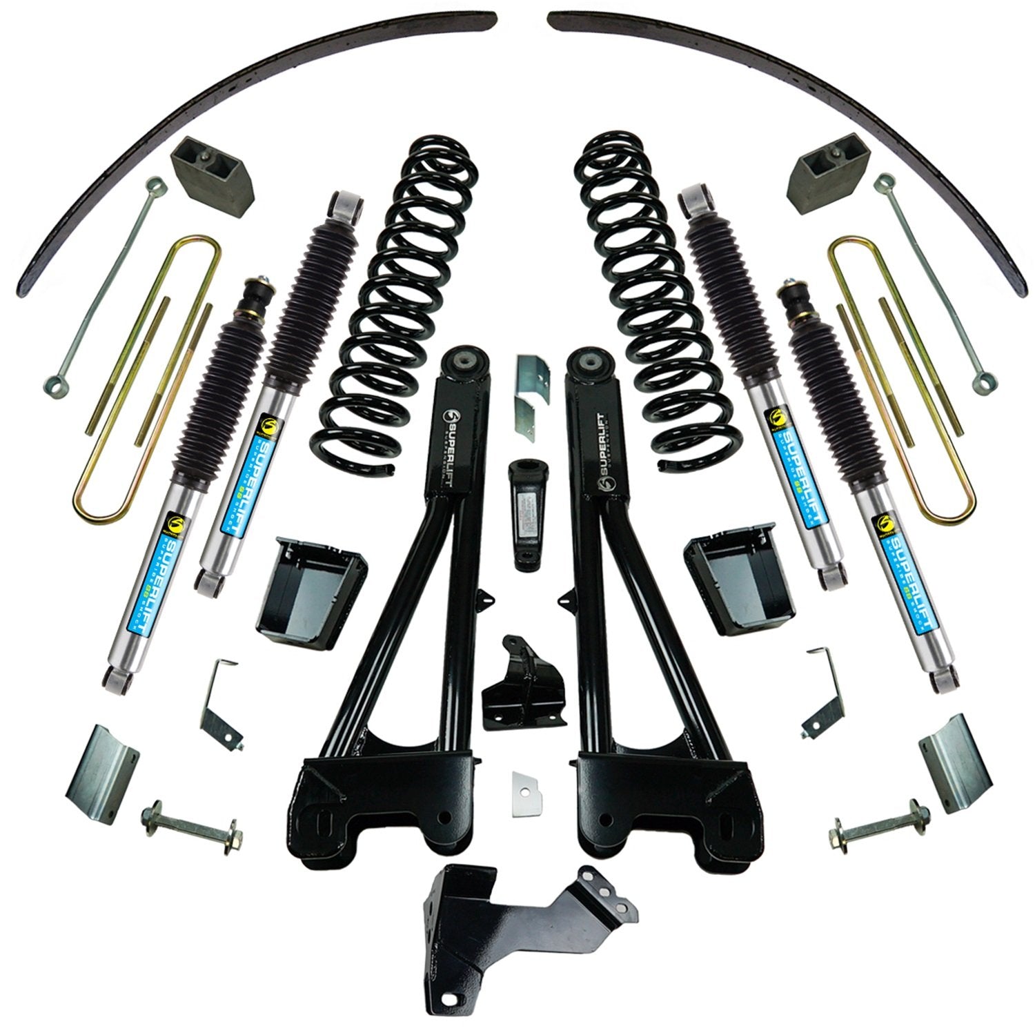 SUPERLIFT SUSPENSION RealTruck 8" Lift Kit for Ford F-250/F-350 | Complete Lift Kit with Front & Rear Bilstein 5100 Series Shocks & Replacement Radius Arms | K991B | Fits 2011-2016 Ford F-250 / F-350