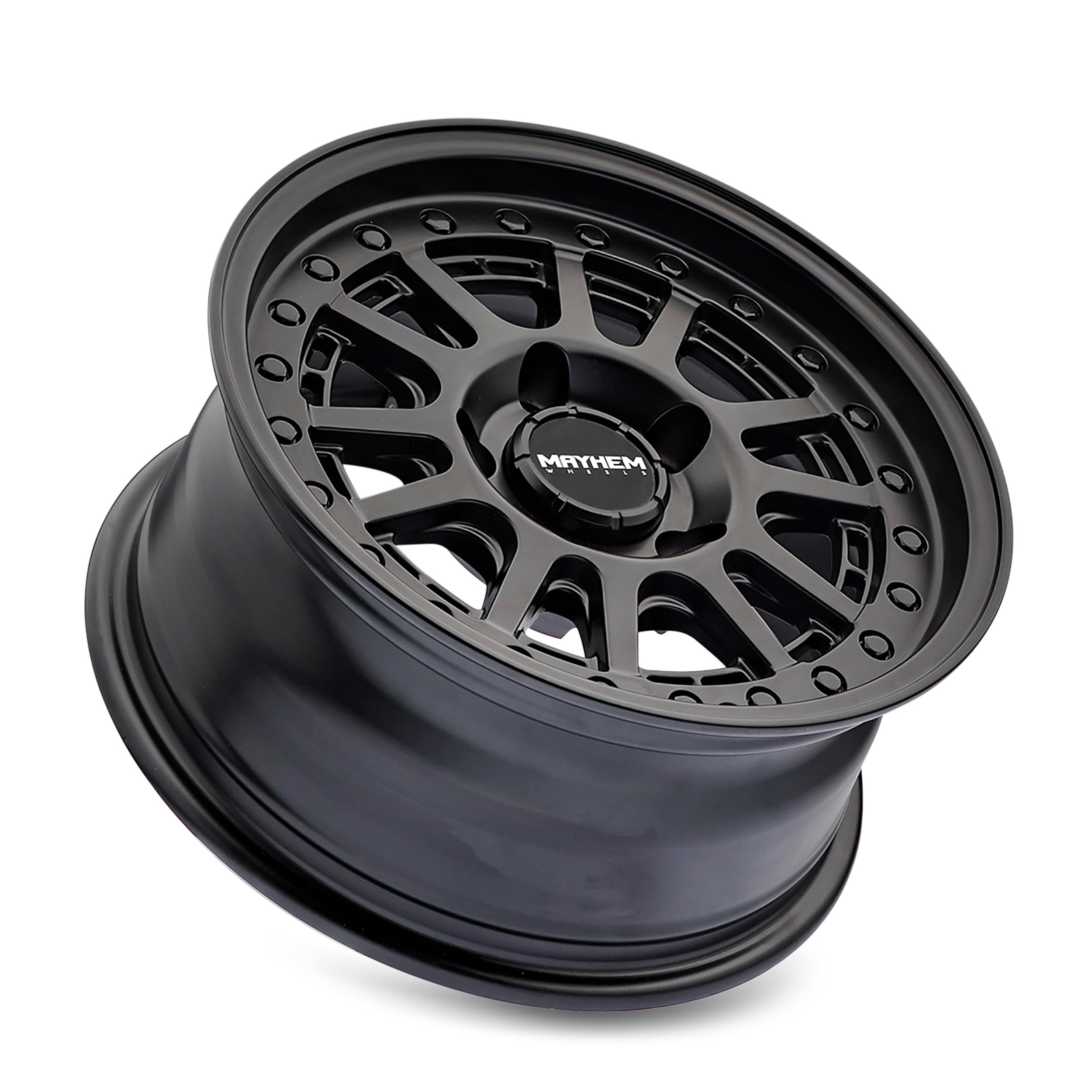 Black Mayhem Wheel with Matte (20 x 0. inches /0 x 106 mm, 0 mm Offset)