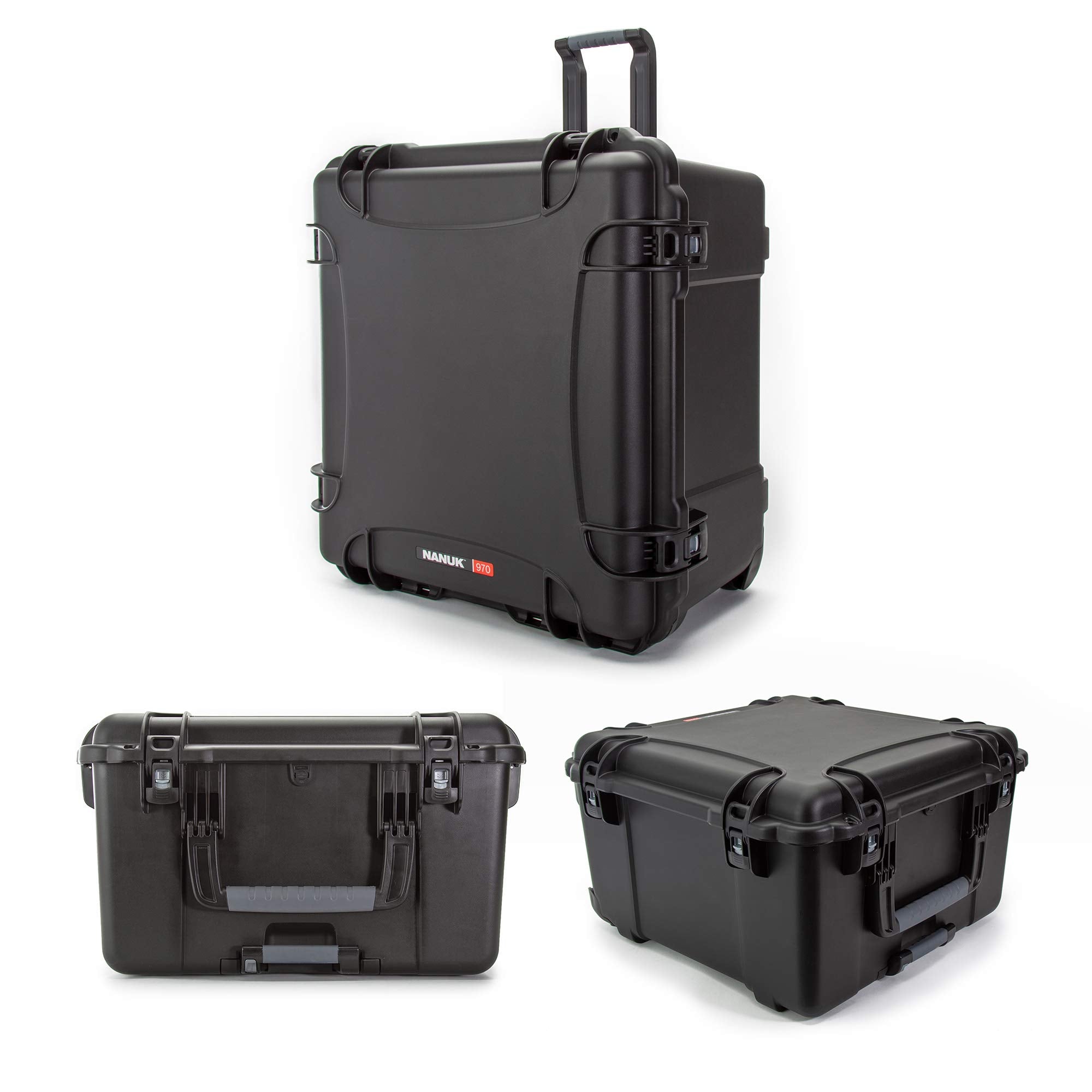 Waterproof Nanuk 970 Hard Case with Custom Foam Insert for DJI Inspire 2 - Black