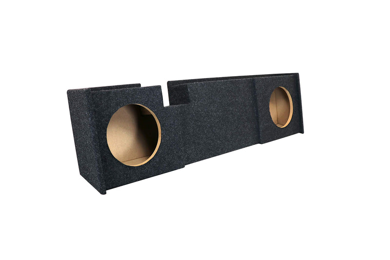 Atrend Bbox A302-10CP Carpeted Dual 10" Sealed Subwoofer Enclosure - Fits 2000-2003 Ford F150 Super Cab, Charcoal