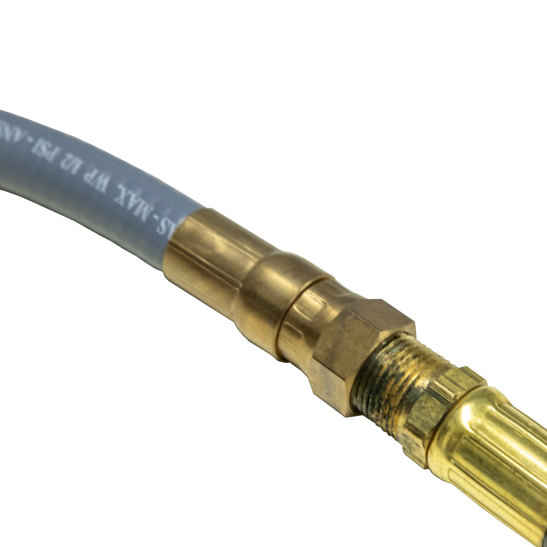 12 Foot Mr. Heater F273720 Natural Gas and Propane Gas Hose Assembly 3/8' Female Pipe Thread x 3/8" Male Flare Quick Disconnect,Multi