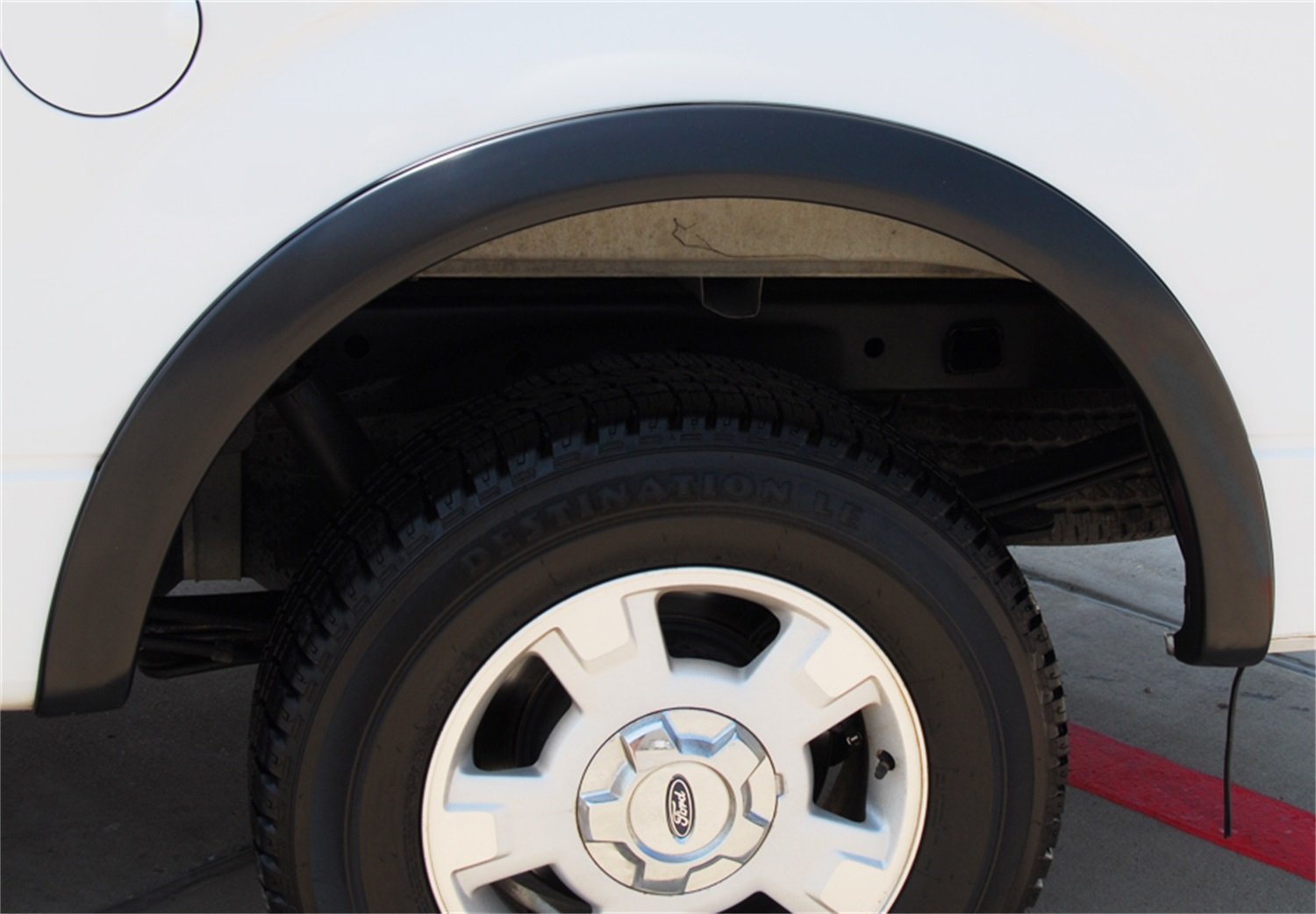Lund Elite Series SX312SB Black Sport Style Standard Rear Fender Flare - 2 Piece