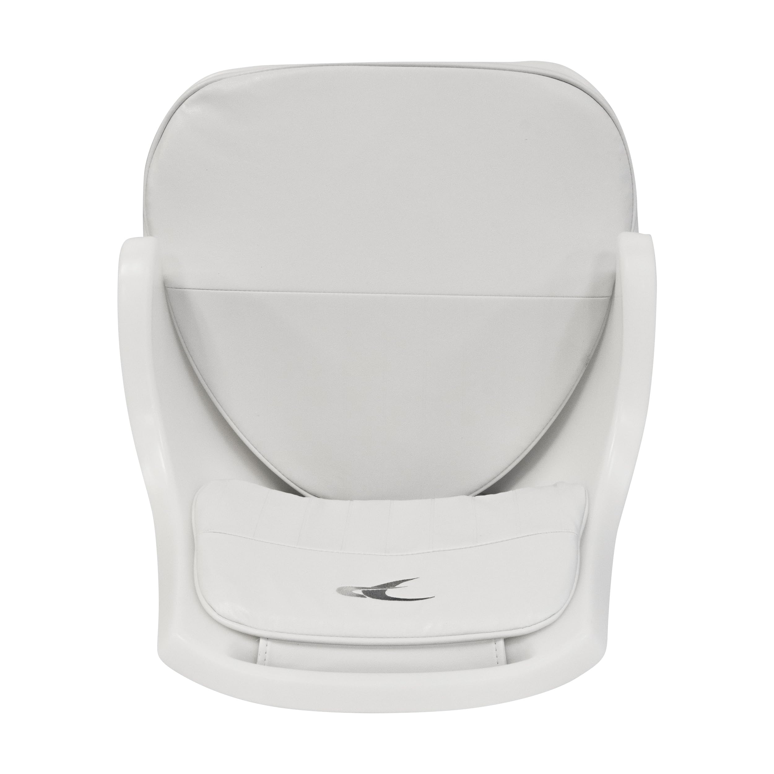 8WD015-3-710 Wise Standard Compact Pilot Chair with Cushions and Mounting Plate, White