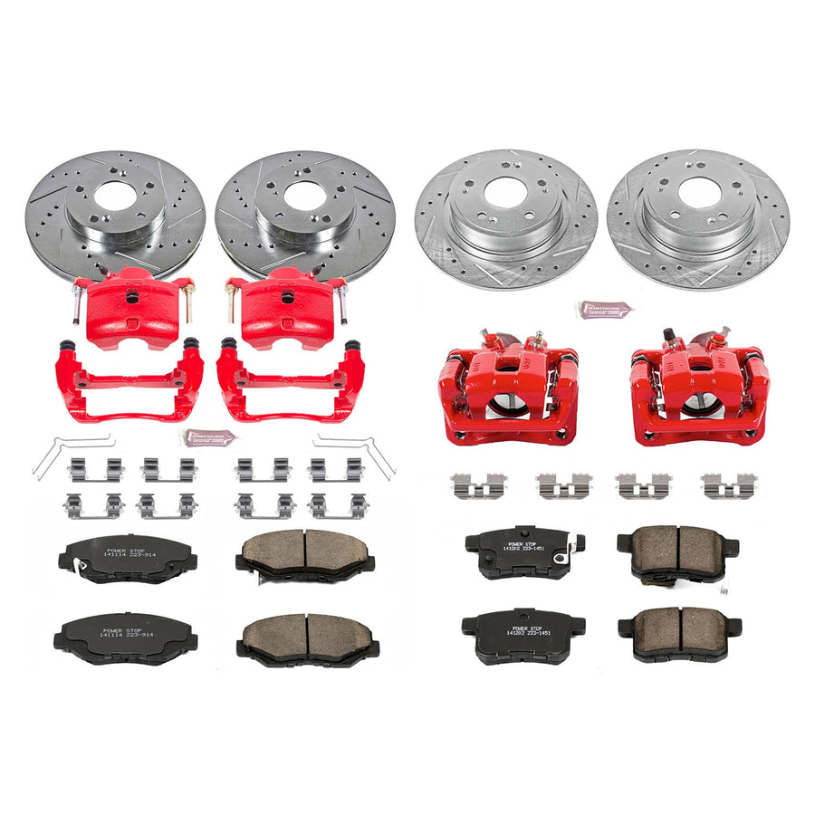 Power Stop Z23 Evolution Sport Brake Kit with Calipers For F-250 Super Duty Ford 2009-2010 [Model Specific]