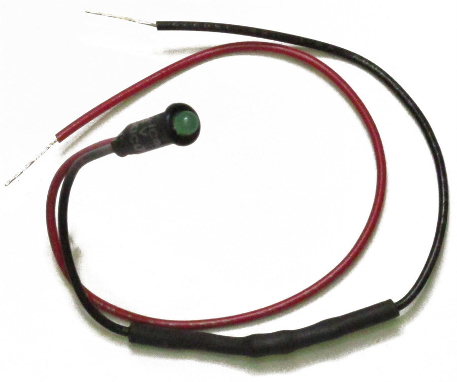 80202 Painless Performance LED Dash Indicator Light, Green, 1/8"