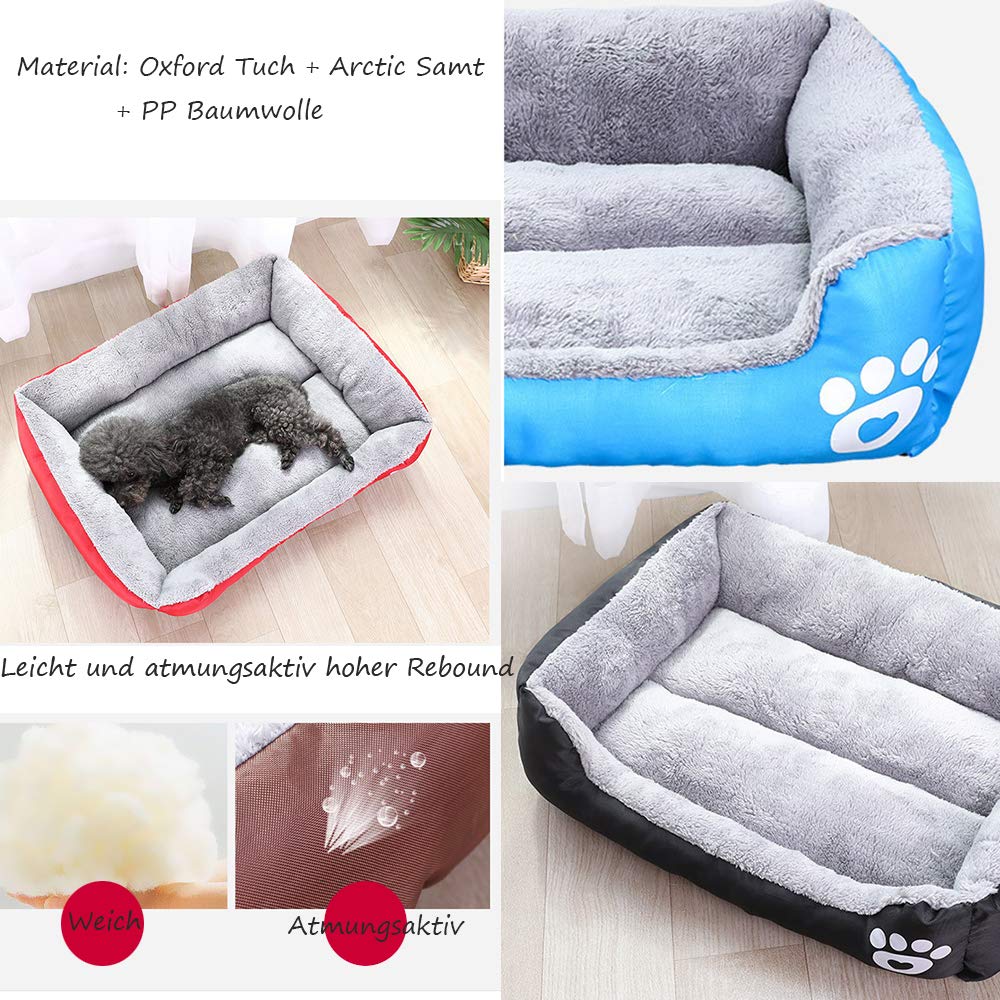 1 Piece HUCWZP Colour Kennel Cat Litter (Set of 4 Four Seasons Universal Removable and Washable Dog Cage with Matraze