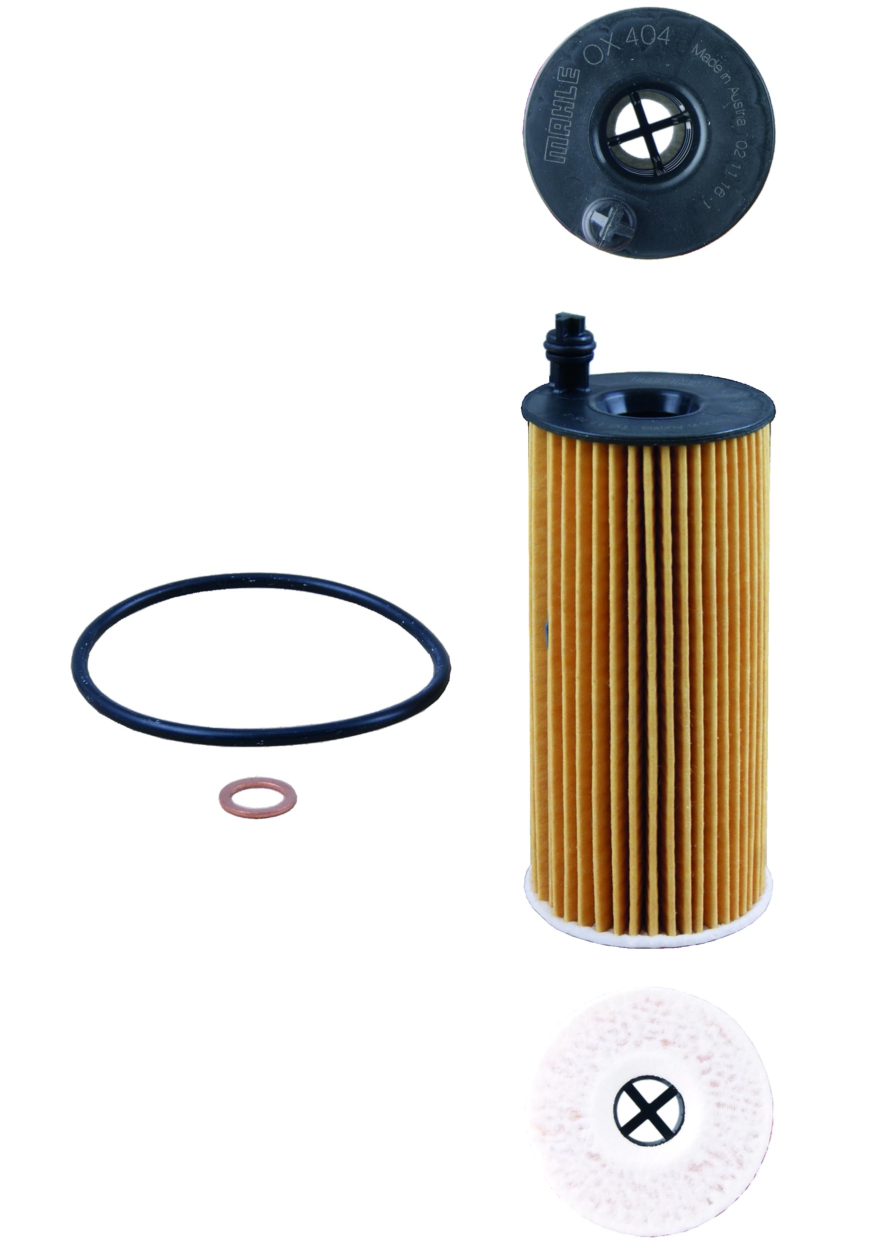 OX 404D ECO MAHLE Original Engine Oil Filter, 1 Pack