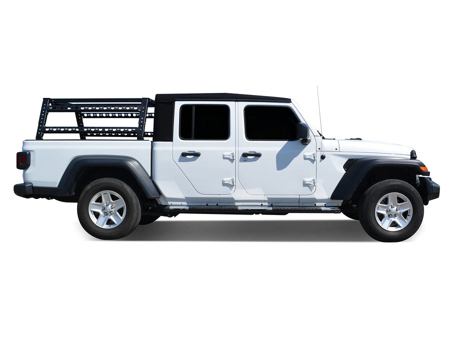 Overland Black Horse Bed Rack Black Compatible with Full Size and Small Trucks, Dodge Ram, Gladiator, Titan, GMC, Chevrolet, Ford, Frontier-TR01B
