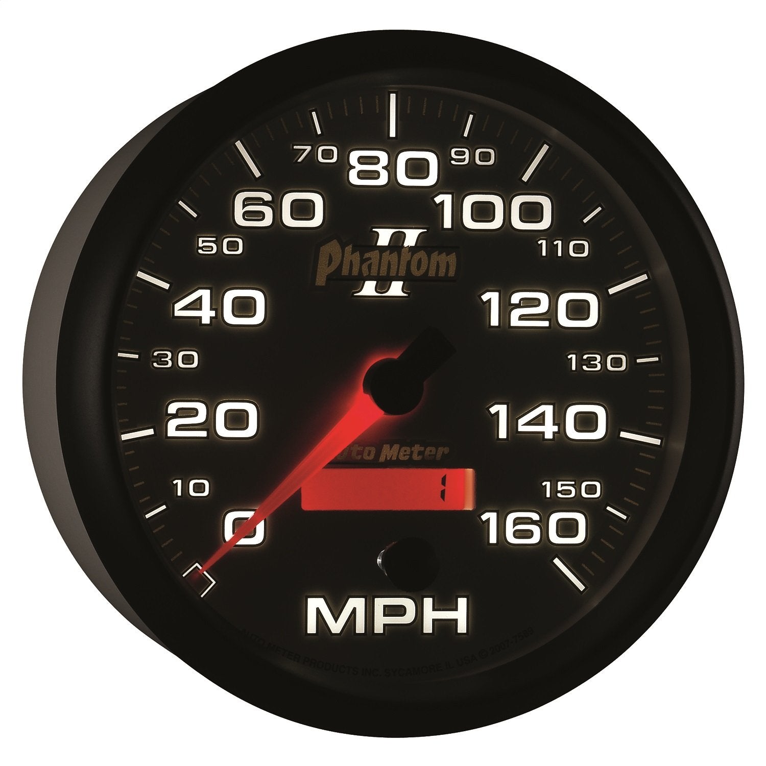 Auto Meter Phantom II 7589 5" 160 mph In-Dash Speedometer